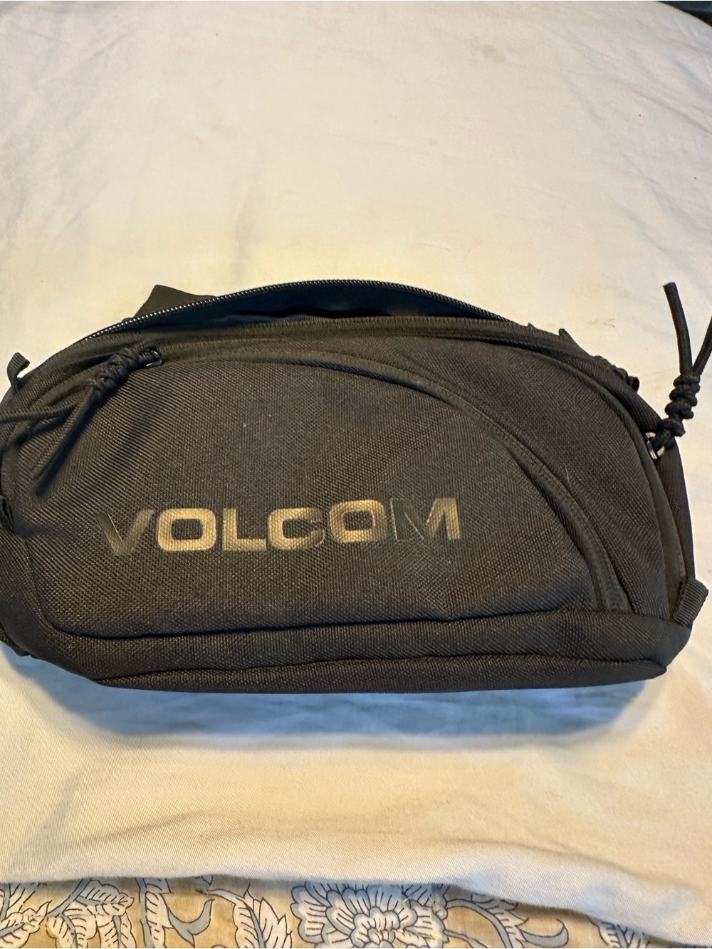 Volcom Black Belt Bag with Reflective Logo - Picture 2 of 5